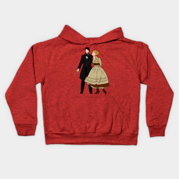 Sweeney Todd and Mrs. Lovett - Revival Kids Hoodie by byebyesally